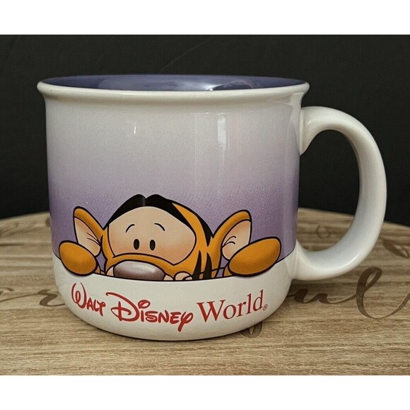 Disney Other - Walt Disney World Purple Tigger Peek-a-Boo Coffee Mug